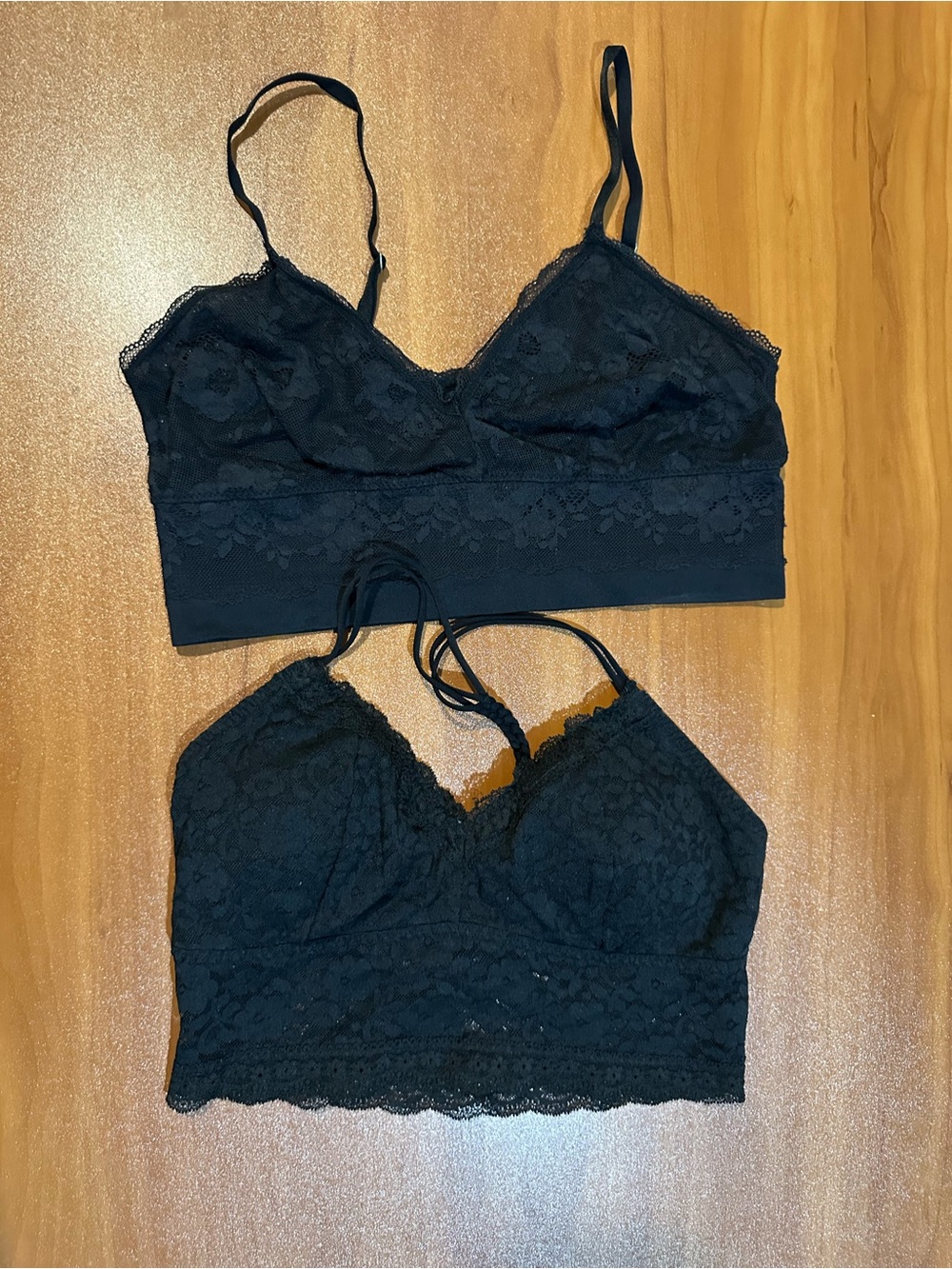 Victoria’s Secret & Gilly Hicks Black Lace Bralette Bundle Size M Sexy Lounge